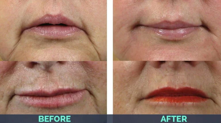 Juvederm dermal filler results for lips