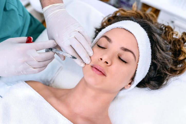 Woman Getting Injectable Fillers at Mountain Radiance in Asheville