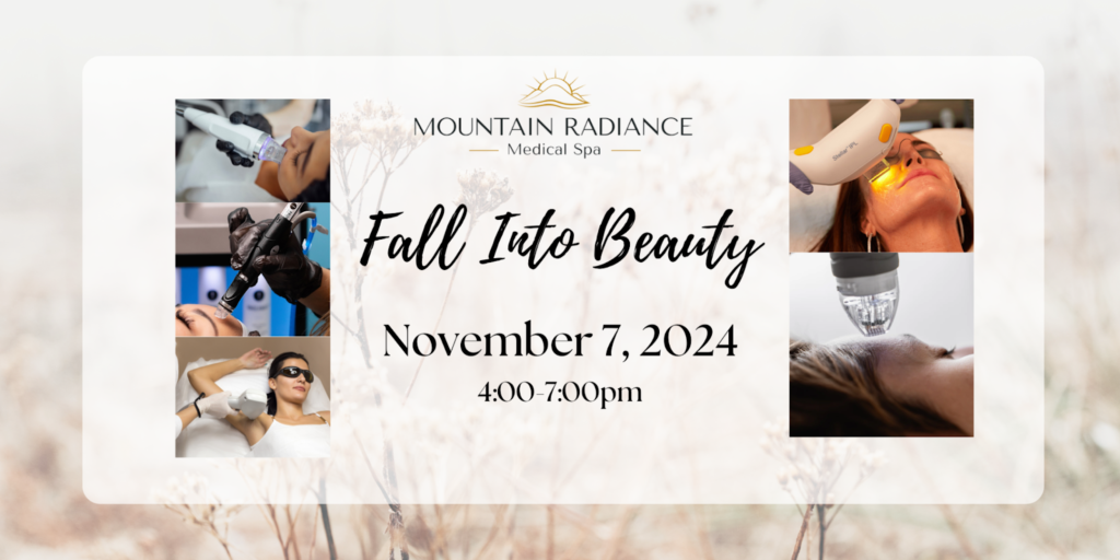 Mountain Radiance fall 2024 med spa event